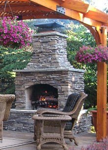 outdoor fireplace kits