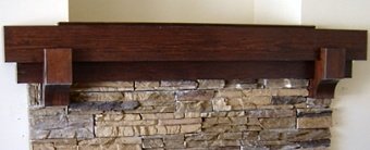 fireplace mantel shelf