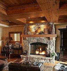 fireplace mantel shelf