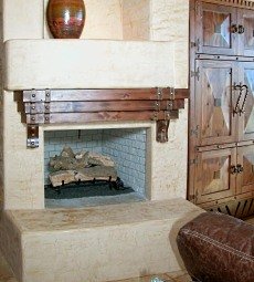 fireplace mantel shelves