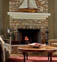 fireplace mantel shelves