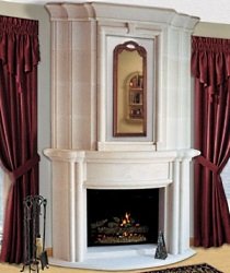 fireplace mantel