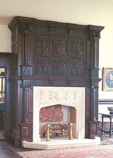 fireplace mantels wood