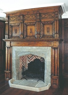 fireplace mantels wood