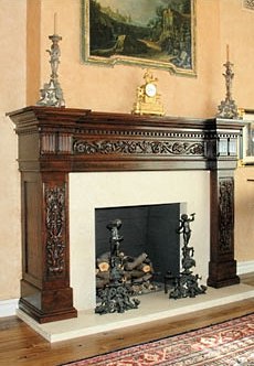 fireplace mantels wood