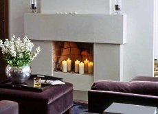 fireplace mantle stone