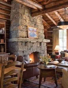 fireplace stone ideas