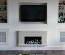 stonewall fireplace