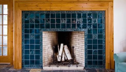 fireplace tile designs