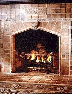 fireplace tile