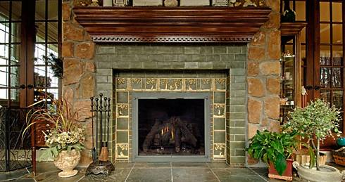 fireplace tile