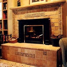 fireplace tile