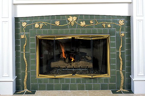 fireplace tile