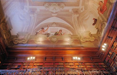 library ceiling painting