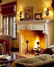 masonry fireplace designs