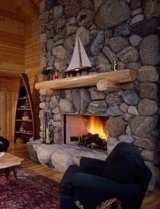 natural stone fireplaces