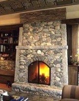 natural stone fireplaces