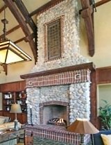 natural stone fireplaces