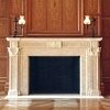 natural stone fireplace design