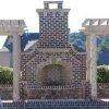 outdoor brick fireplaces