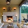 outdoor fireplace design