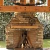 outdoor fireplace design