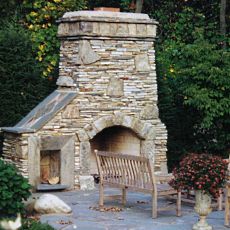 outdoor fireplace design