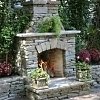 outdoor fireplace designs