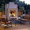 outdoor fireplace designs