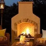 outdoor fireplace designs