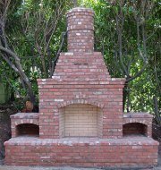 outdoor fireplace design