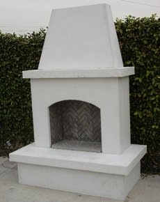 outdoor gas fireplace