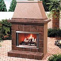 outdoor wood burning fireplaces