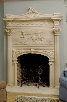 photos of stone fireplaces