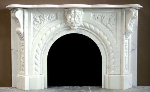 photos of stone fireplaces