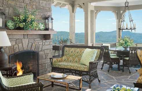 pictures of stone fireplaces