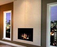 precast stone fireplace