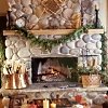 river rock fireplace designs