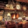 rock fireplace designs