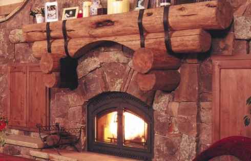 rock fireplace designs