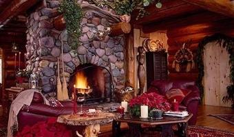 rock fireplace pictures