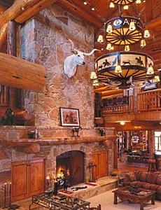 rock fireplaces