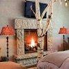 rock fireplaces