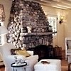 rock fireplaces