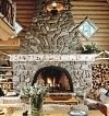 rock fireplaces