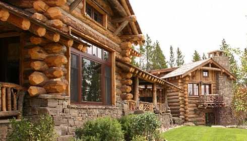 rustic stone fireplaces