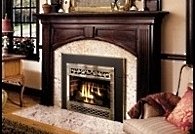 wood fireplace mantel