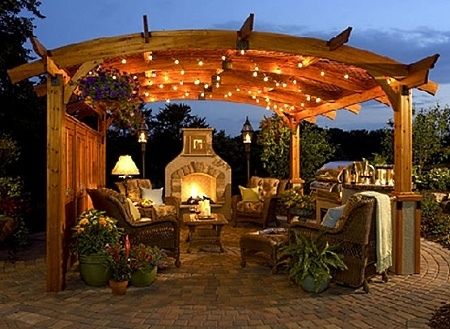 sonoma arched pergola