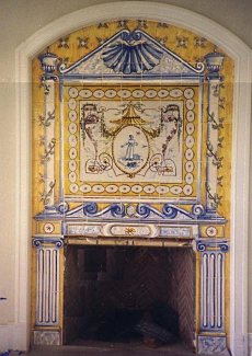 spanish style fireplace