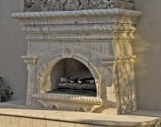 spanish style fireplace